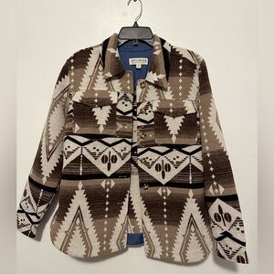 Idyllwind Brown Aztec Utility Jacket